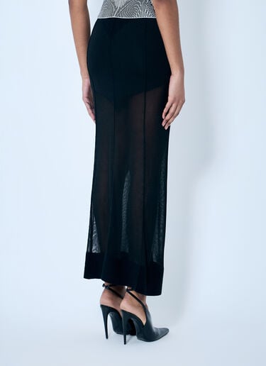 Knit Maxi Skirt Jean Paul Gaultier Knit Maxi Skirt Black jpg0259012