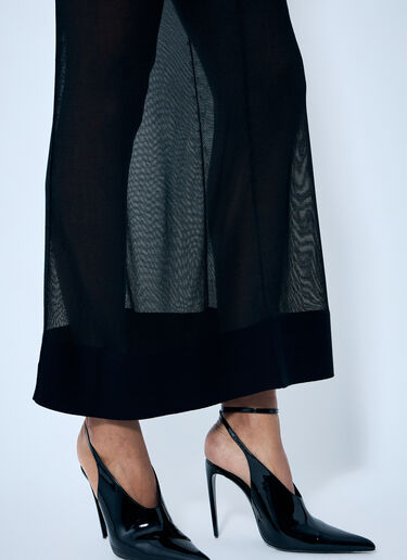 Jean Paul Gaultier Knit Maxi Skirt Black jpg0259012