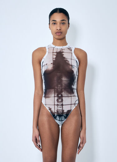 Squeletor Mesh Bodysuit Jean Paul Gaultier Squeletor Mesh Bodysuit White jpg0259019