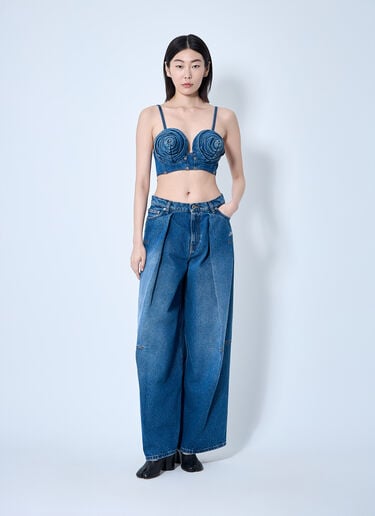 Denim Bra Jean Paul Gaultier Denim Bra Blue jpg0260004