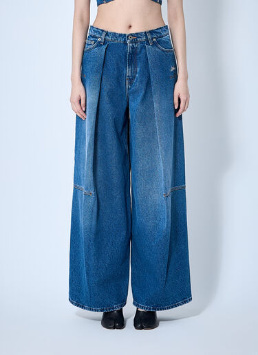 Jean Paul Gaultier Loose Denim Jeans Blue jpg0260005