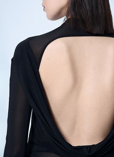 Backless Conical Top Jean Paul Gaultier Backless Conical Top Black jpg0260007