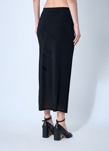 Mesh Tattoo Midi Skirt Jean Paul Gaultier Mesh Tattoo Midi Skirt Black jpg0260008