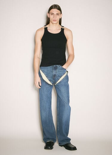 Overall Buckles Tank Top Jean Paul Gaultier Overall Buckles Tank Top Black jpg0359003
