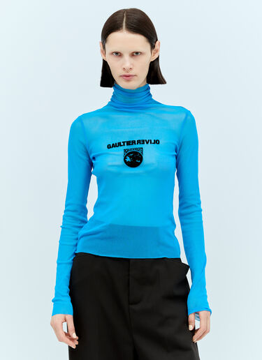 Jean Paul Gaultier x Shayne Oliver 블루 어스 탑  블루 jps0257006