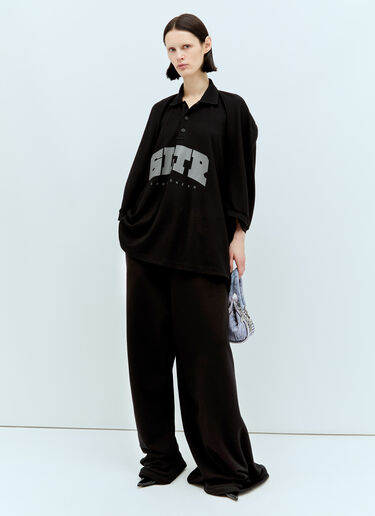 GLTR Polo T 恤 Jean Paul Gaultier x Shayne Oliver GLTR Polo T 恤 黑色 jps0257008