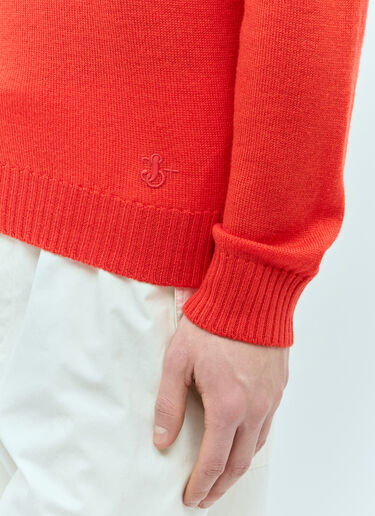 Crewneck Wool Sweater Jil Sander+ Crewneck Wool Sweater Red jsp0156006