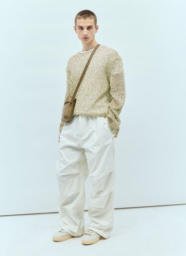 Jil Sander+ 오픈 니트 스웨터 옐로우 jsp0156007