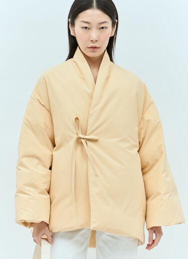 기모노 다운 재킷 Jil Sander+ 기모노 다운 재킷 옐로우 jsp0255001
