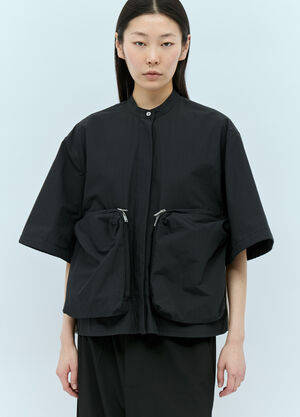 Jil Sander+ Patch Pocket Shirt Black jsp0255003