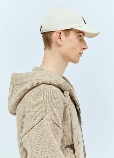 刺绣徽标棒球帽 JW Anderson 刺绣徽标棒球帽 乳白 jwa0156009