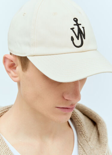 刺绣徽标棒球帽 JW Anderson 刺绣徽标棒球帽 乳白 jwa0156009
