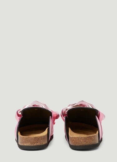 Metallic Chain Loafers JW Anderson Metallic Chain Loafers Pink jwa0249007