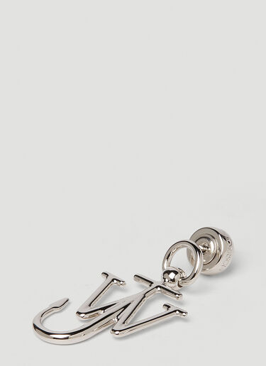 JW Anderson 不对称锚形耳环 银 jwa0249030
