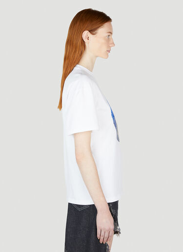 JW Anderson Globe T-Shirt White jwa0252005