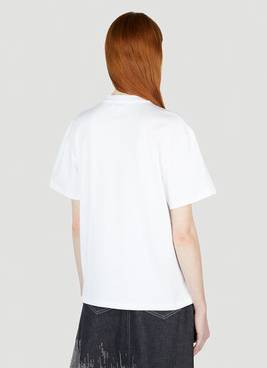 JW Anderson Globe T-Shirt White jwa0252005