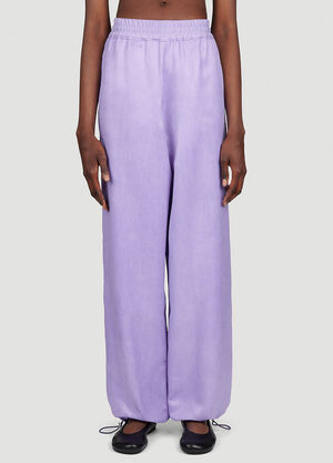 JW Anderson Wide Leg Suit Pants Purple jwa0253002
