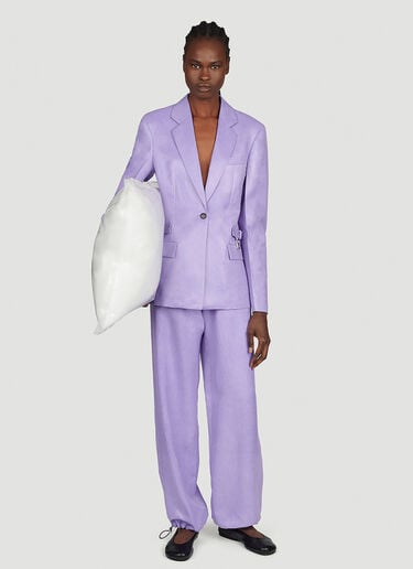 JW Anderson Wide Leg Suit Pants Purple jwa0253002