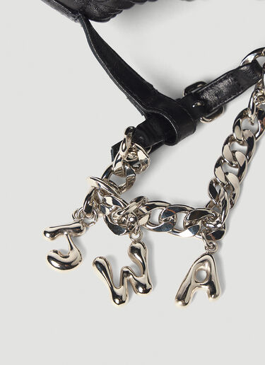吊饰芭蕾鞋 JW Anderson 吊饰芭蕾鞋 黑色 jwa0253023