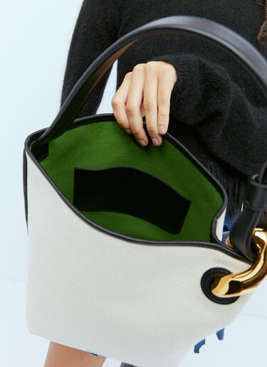 Corner Bucket Tote Bag JW Anderson Corner Bucket Tote Bag Black jwa0254009