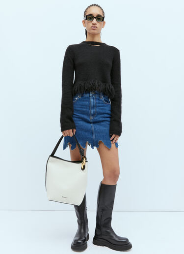 Corner Bucket Tote Bag JW Anderson Corner Bucket Tote Bag Black jwa0254009