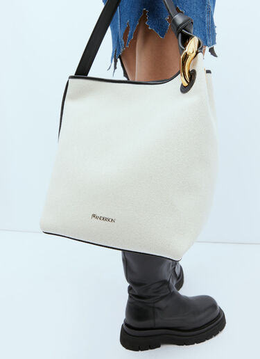 Corner Bucket Tote Bag JW Anderson Corner Bucket Tote Bag Black jwa0254009