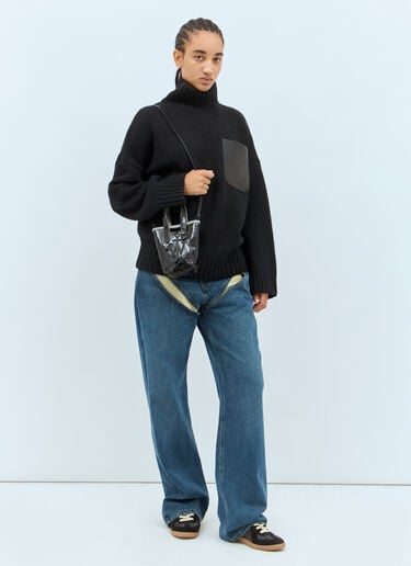 JW Anderson Mini Belt Tote Bag Black jwa0257019