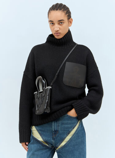 Mini Belt Tote Bag JW Anderson Mini Belt Tote Bag Black jwa0257019