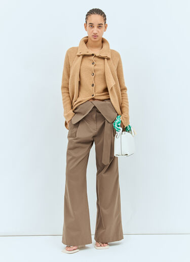 Fold-Over Pants JW Anderson Fold-Over Pants Brown jwa0258002