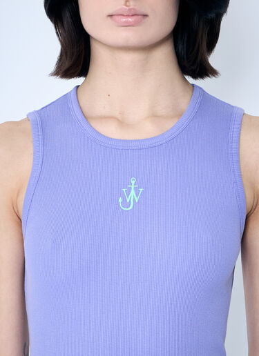 Anchor Logo Tank Top JW Anderson Anchor Logo Tank Top Purple jwa0259005