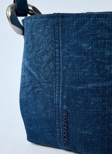 Small JWA Denim Corner Bucket Bag JW Anderson Small JWA Denim Corner Bucket Bag Blue jwa0259008