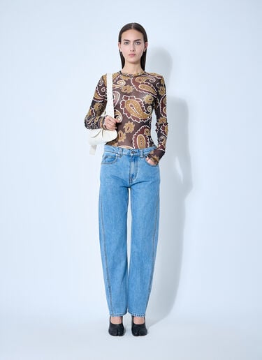 JW Anderson Underpinning Top Brown jwa0260006