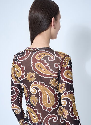 JW Anderson Underpinning Top Brown jwa0260006