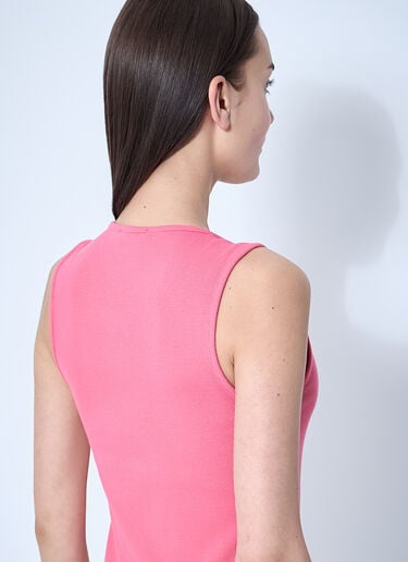 JW Anderson Button-Down Tank Top Pink jwa0260007