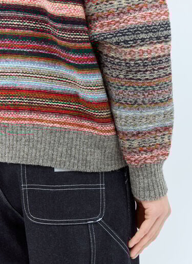 Striped Hooded Cardigan Junya Watanabe Striped Hooded Cardigan Multicolour jwn0158004