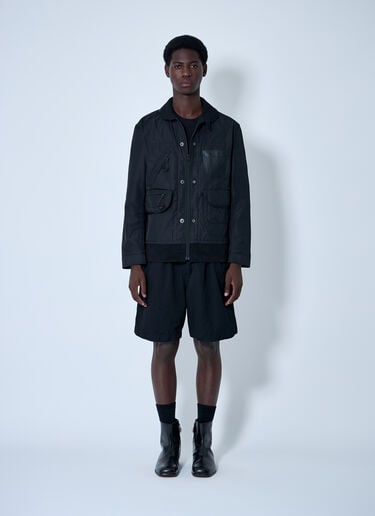 Junya Watanabe Shell Bomber Jacket Black jwn0160005