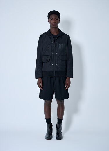 シェルボンバージャケット Junya Watanabe シェルボンバージャケット ブラック jwn0160005