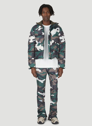 Airbag Patched Down Jacket KANGHYUK Airbag Patched Down Jacket Green kan0146003