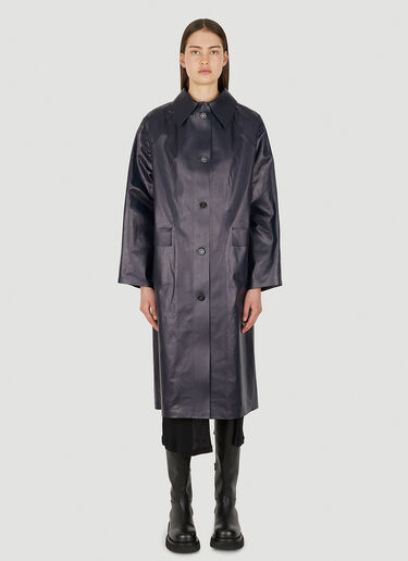 KASSL Editions Original Oil 大衣 藏蓝 kas0251006