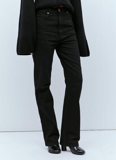 KHAITE Danielle Denim Jeans Black kha0253004