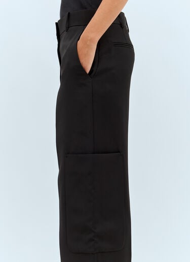Caiton Cargo Pants Khaite Caiton Cargo Pants Black kha0257002