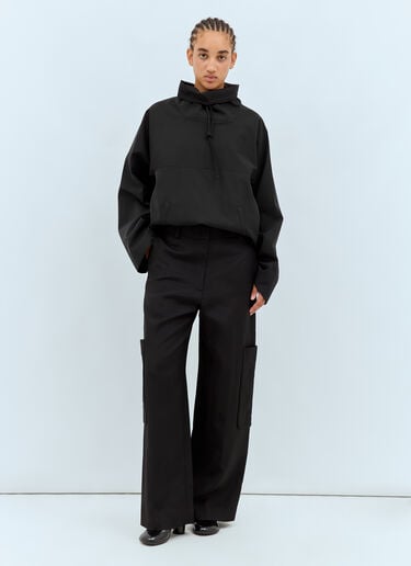Caiton Cargo Pants Khaite Caiton Cargo Pants Black kha0257002