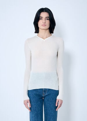 Khaite Tania Top White kha0259009