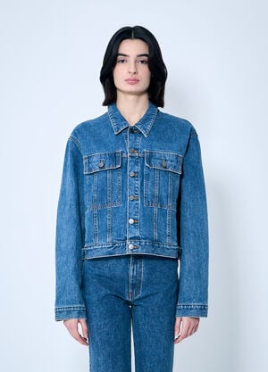 Khaite Saunder Denim Jacket Blue kha0259027