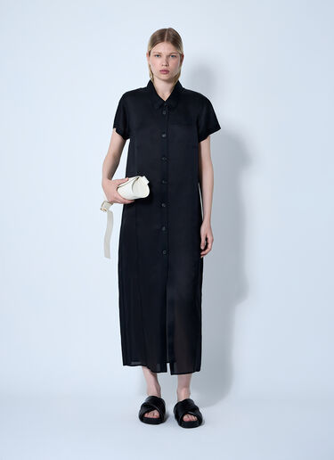 Khaite Effy Midi Dress Black kha0260002