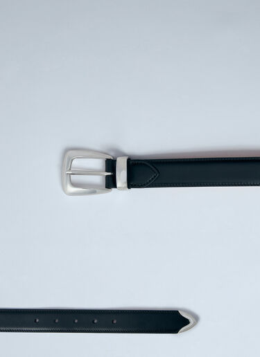 Khaite Leather Benny Belt Black kha0260007