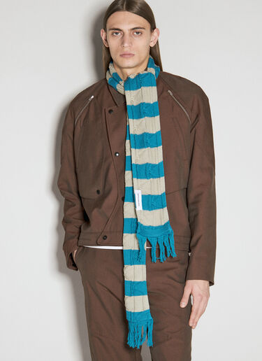 Kiko Kostadinov 메를리 스트라이프 스카프 블루 kko0156011