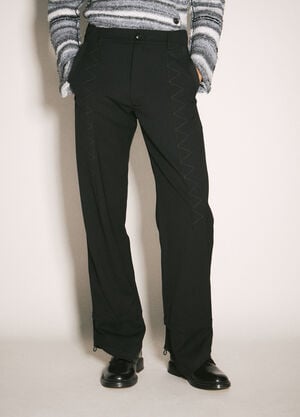 Kiko Kostadinov Jacklight Wool Pants Black kko0158003