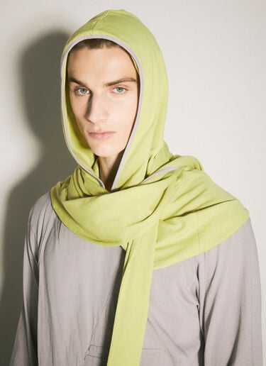 Ohne Hooded Scarf Kiko Kostadinov Ohne Hooded Scarf Yellow kko0158009