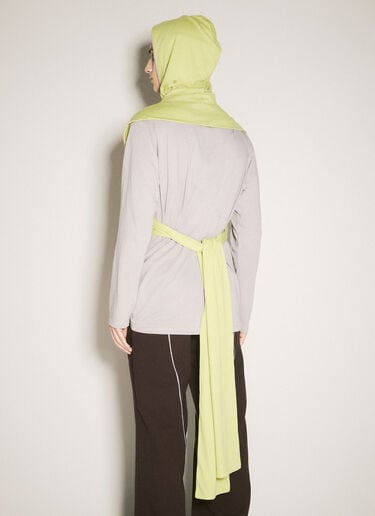 Kiko Kostadinov Ohne Hooded Scarf Yellow kko0158009
